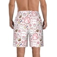thumbnail image 3 of Kdxio Cute Rabbit Pattern Mens Casual Shorts - Drawstring Summer Beach Sports Shorts for Men, 3 of 9