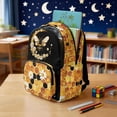 thumbnail image 4 of Whosucclay Honeycomb with Daisy Floral Print School Bookbag for Boys Girls, Adjustable Straps Schoolbag High School Middle School Kindergarten with Large Capacity, 4 of 8