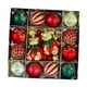 thumbnail image 2 of 44 bolas navideñas surtidas para fiestas, compromisos, cumpleaños y festivales. Oso dorado rojo y verde, 2 of 9