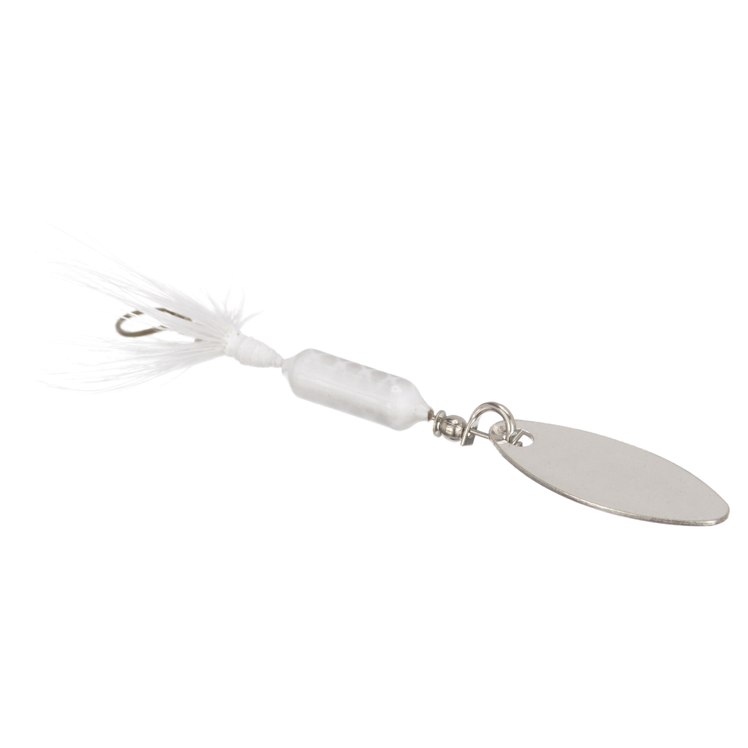 (2 pack) Worden's® Original Rooster Tail® Fishing Hook, Inline Spinnerbaits Lure, White