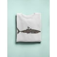 thumbnail image 3 of Shark In Patterns. Sweatshirt Men -Image by Shutterstock, Male 3X-Large, 3 of 4