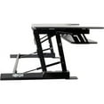 thumbnail image 2 of Tripp Lite Sit Stand Desktop Workstation Adjustable Standing Desk 36 x 22 In. - 33 Lb Load Capacity - Desktop - Medium Density Fiberboard (MDF), Steel - Black, 2 of 8