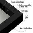 thumbnail image 3 of Marco Shadow Box, diseño plano americano, 20 x 25 cm, color negro, 3 of 5