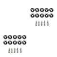 thumbnail image 4 of Kenally Juego de arandelas de tornillos para coche de 10 piezas, juego surtido de arandelas decorativas, accesorios para automóviles, piezas Negro 2piezas, 4 of 6