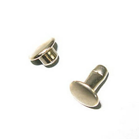 

Double Cap Rapid Rivets 7mm Cap 8mm Post - 3 Colors (3308-2) (Nickel)