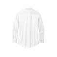 thumbnail image 4 of MERCER+METTLE Women's Long Sleeve Stretch Woven Shirt | Lightweight Women's Button Up, Collared Business Casual Shirt - White 3XL, 4 of 4