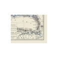 thumbnail image 2 of Historic Map - West Indies - Mitchell 1877 - Vintage Wall Art, 2 of 4