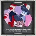 thumbnail image 3 of Debra Weitzner Toddler Crew Socks with Grips for Boys and Girls, Soft Non-Slip Cotton Socks, 12 Pairs, 3 of 8
