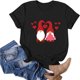 thumbnail image 5 of Blusas de Manga Corta para las Mujeres Divertida Impresión Cuello Redondo Camiseta Vintage, Blusas de Primavera para las Mujeres, 5 of 8