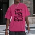 thumbnail image 4 of Ankishi Mens Vintage Graphic T-Shirts Crew Neck I'm Not Bossy I'm Aggressively Helpful Sarcastic T-Shirt for Daily, 4 of 7