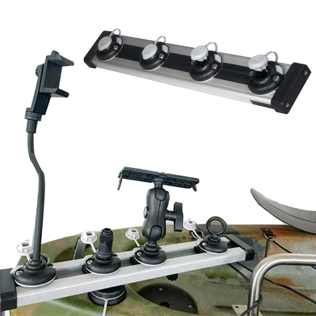 Canoes Kayak Mount Base Fishing Rod Holder Mount Base Kayak Mounting Track Rack Canoes Kayak Accessories