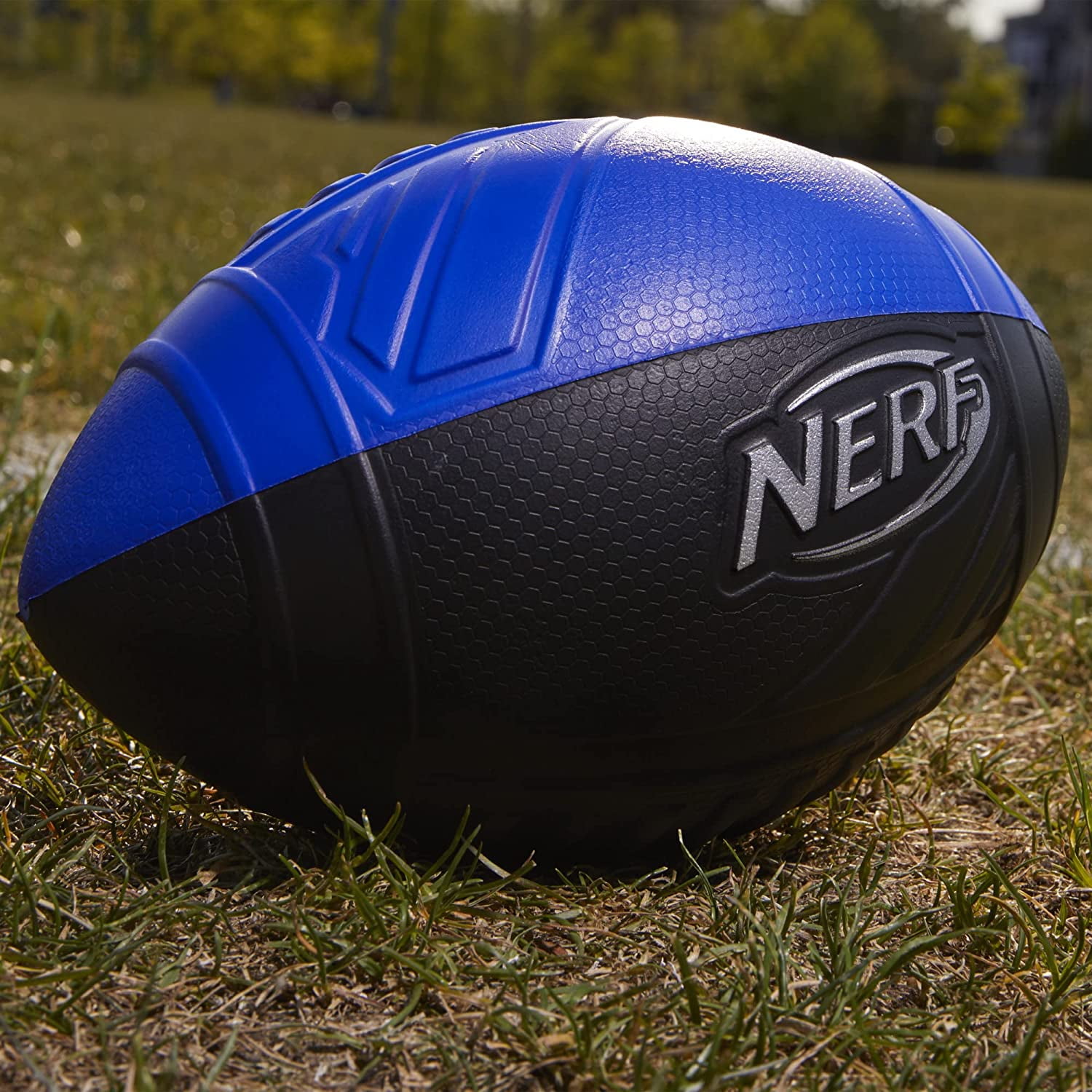 Nerf Pro Grip Classic Foam Football, Easy to Catch and Throw, Indoor Outdoor