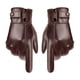 thumbnail image 1 of Guantes de cuero sintético para hombre con pantalla táctil y forro de felpa para invierno. Marrón 24.5cm, 1 of 7