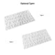 thumbnail image 5 of Molde de letras de silicón para manualidades - Kit de resina transparente para colgantes personalizados, incluye números y letras (blanco cristalino), 5 of 6