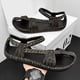 thumbnail image 5 of Bmisegm Sandals Men's Summer EVA Woven Straw Shoes Retro Ethnic Style Couples Beach Handmade Shoes Large Size Sandals Womens Sandals Summer Black 7, 5 of 8