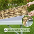 thumbnail image 6 of Desert Camo Beige Pattern Square Fitted Tablecloth with Elastic Edge,Square Table Cover,Washable Elastic Table Cover for Home Kitchen Party Decor 36"x36", 6 of 6