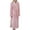Pink, variant on Women's Soft Flannel Bath Robe Warm Long Sleeve Fuzzy Winter House Sleeping Thic Warm Robe Full Length Navy X-Large