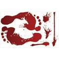 thumbnail image 1 of Halloween Window Sticker DIY Skeleton Handprint Window Cling Wall Sticker, 1 of 10