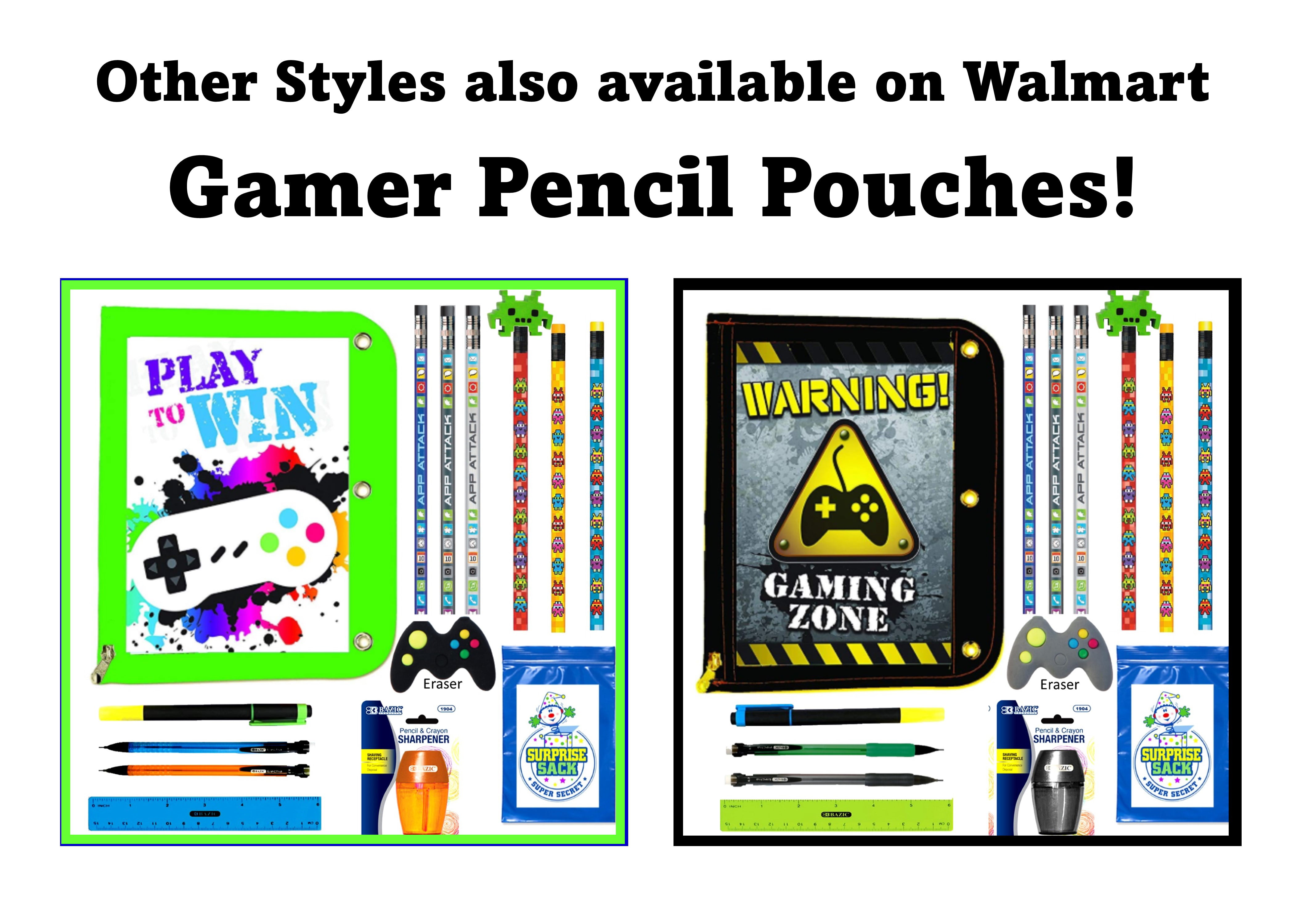 Personalised Pencil Case Boys Gamer Playstation Stationary School