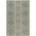 thumbnail image 4 of SAFAVIEH Beach House Kiaran Southwestern Indoor/Outdoor Area Rug Cream/Aqua, 6'7" x 6'7" Round, 4 of 10