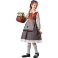 thumbnail image 2 of EnJoCho Halloween Prairie Dress for Girls Retro 𝖬edieval Dress Set with Headscarf Apron 𝖥loral Ruffle Par𝗍y Dress Countryside Style Performance Outfit, 2 of 9
