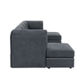thumbnail image 4 of Oadeer Home 106" Fabric Modern Symmetrical Modular Corner Sectional with Ottoman, 4 of 9