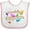 White and Pink, variant on Inktastic Mommy's Jellybean Boys or Girls Baby Bib