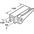 thumbnail image 4 of Prime-Line U 9824 Prime-Line Cam Action Sliding Window Lock, Aluminum, 1-3/4 inch, 4 of 4