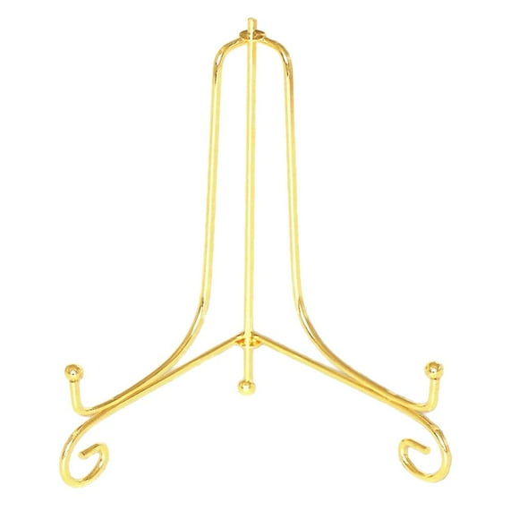 Soporte de Exhibición de Hierro, Soporte de Soporte de Exhibición de licencia de Caballete de Hierro Dorado, Marcos grafía, licencias, Tabletas, E 12 pulgadas Colco Display Rack Holder