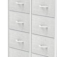 thumbnail image 3 of Dextrus 8 Drawers Fabric Dresser with Sturdy Steel Frame, Wooden Top, Easy Pull Fabric Bins for Bedroom, Living Room, Hallway, Closet, Light Gray, 3 of 9