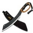 thumbnail image 2 of Elk Ridge ER-280 15.25" 440 Stainless Steel Blade Black/Yellow Rubberized Synthetic Handle Machete with Nylon Sheath, 2 of 2