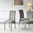 NORDICANA Modern Dining Chair Set of 4, Elegant Velvet Living Room