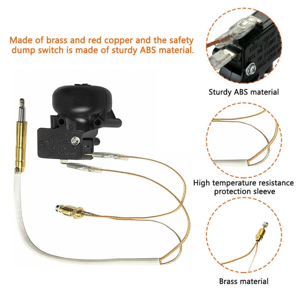 Thermocoupler Dump Switch Control Safety Set High Performance Accessory For Patio Heater Outdoor Heater Garden Heater