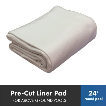 UPC 899133401101 product image for Liner Life Pre-Cut Swimming Pool Liner Pad, 24’ Round, White | upcitemdb.com