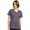 Pewter, variant on Allure by White Cross Women's Curved V-Neck Solid Scrub Top