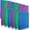 Dark Color, variant on 12 Pack 3 Ring 0.79 Inch Plastic Binders Flexible Soft Binder with Pocket 200 Sheets Paper Round 3 Ring Letter Size for School Office Meeting Supplies