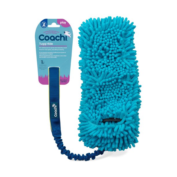 Juguete interactivo para perros Coachi Tuggi Hide para tira y afloja