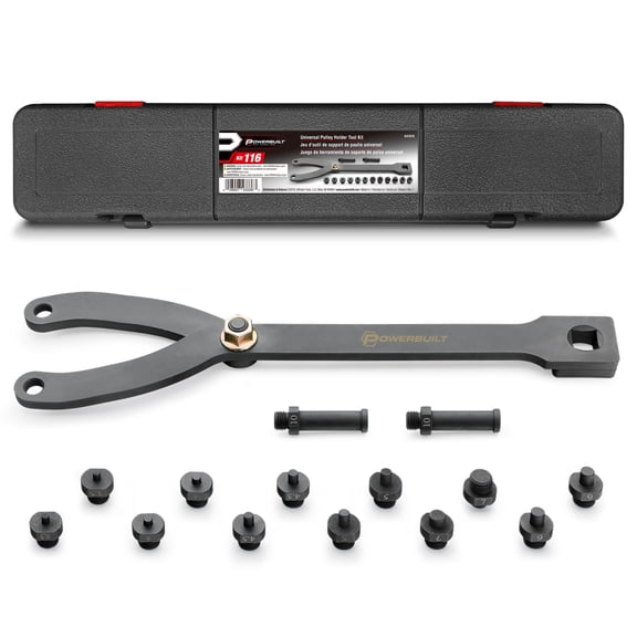 Powerbuilt Universal Pulley Holder Tool Kit - 647876