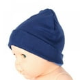 thumbnail image 2 of Baby Boys And Girls Crochet Cute Hat Comfortable Soft Warm Cap Stretchy Adjustable Cotton Lovely Solid Color Baby Soft Hat With 4 Color For 7 Months-3 Years Baby, 2 of 7