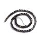 thumbnail image 2 of Natural Golden Sheen Obsidian Beads Strands Faceted Cube 4~5x4~5x4~5mm Hole: 0.7mm about 72~76pcs/strand 15.3 inch(38.5cm), 2 of 3