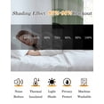 thumbnail image 5 of Blackout Curtains for Bedroom, Sage Green Ombre Room Darkening Window Drapes for Living Room, Modern Moire Geometric Abstract Thermal Insulated Grommet Curtains, 52x45 inch, 2 Panels, 5 of 9