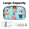 thumbnail image 3 of Ice Cream Digital Bag Charger Case Cord Organizer for Travel Canvas Storage Box Small, 3 of 6