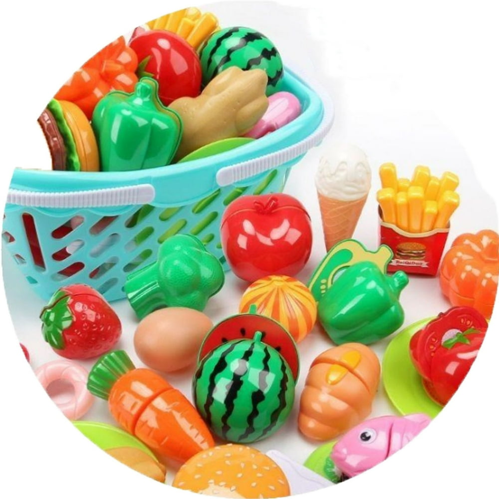 fruits and vegetables playset