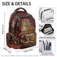 thumbnail image 4 of Xixirimido Tiger Kids Backpack for Boys Preschool Elementary Students Bookbag 17inch Large School Bag Multi-pocket Lightweight Backpacks, 4 of 8