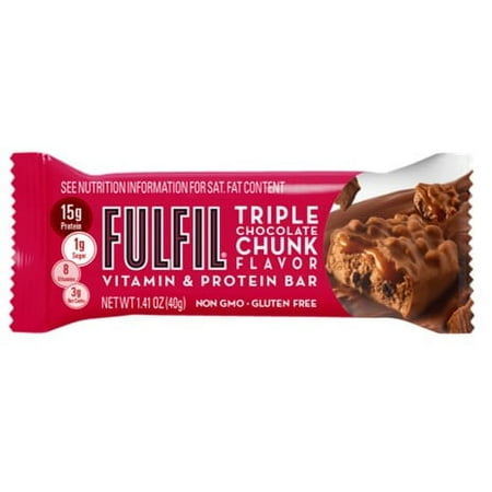 Fulfil Triple Chocolate Flavored Protein Bar Wrapper
