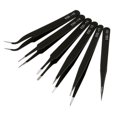 thumbnail image 1 of ESD Anti-Static Stainless Steel Tweezers Set Maintenance Repair Tool Kit Anti Static Model Making Tool Hand Tool Set Twizers Set DMH, 1 of 1