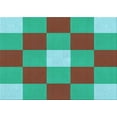 thumbnail image 1 of Ahgly Company Machine Washable Indoor Rectangle Transitional Turquoise Green Area Rugs, 7' x 9', 1 of 7