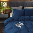 thumbnail image 3 of Funda Nórdica King Size 3 Piezas Franela Azul Marino Funda Nórdica King Velvet Comforter, 3 of 8