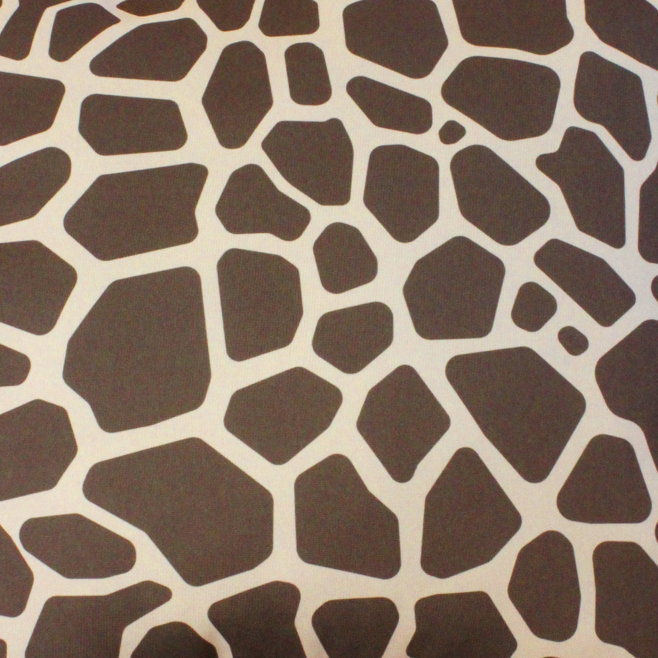 Everything Comfy Giraffe Print Decorative Throw Pillow, 16x16 Inch, Dark Brown,