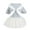 Light Blue, variant on Visland Pet Skirt Comfortable to Wear Nice-Looking Cotton Pet White Bow Tie Dress for Parties